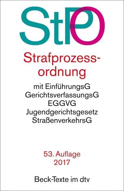 Strafprozessordnung (StPO) als Buch Strafprozessordnung (StPO) als Buch