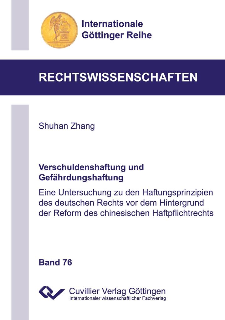 Verschuldenshaftung und Gefährdungshaftung