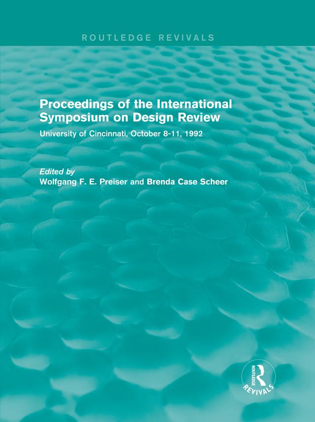 Proceedings of the International Symposium on  Review (Routledge Revivals)