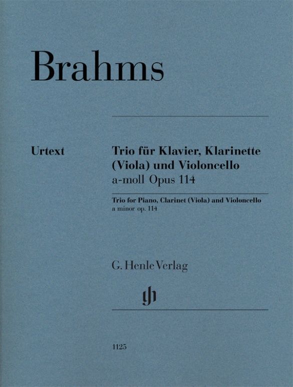 Trio für Klavier Klarinette (Viola) und Violoncello a-moll op. 114