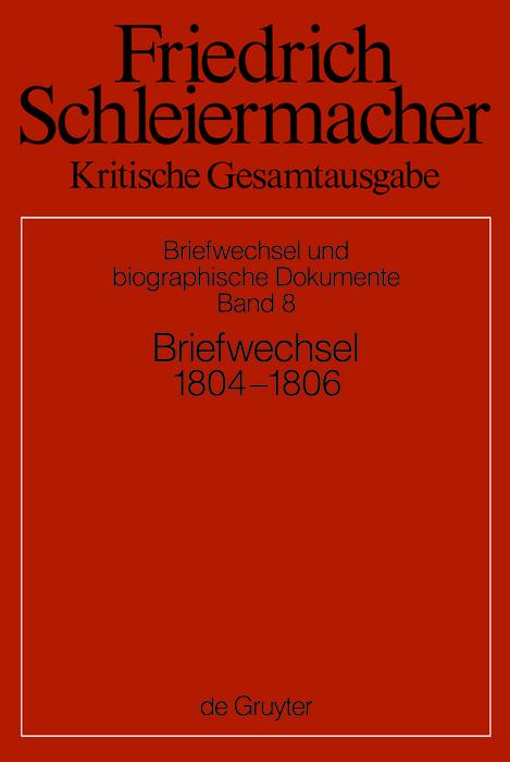Briefwechsel 1804-1806
