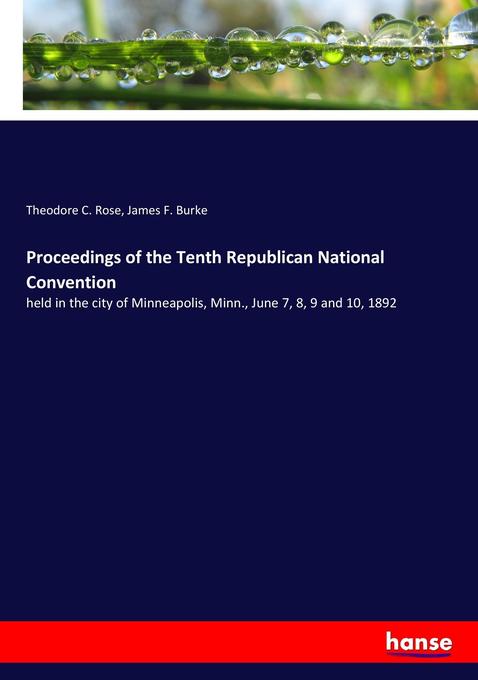 Image of Proceedings of the Tenth Republican National Convention