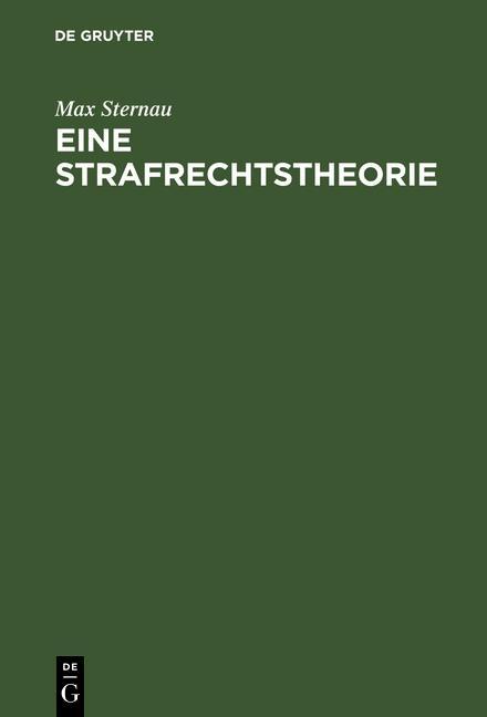 Eine Strafrechtstheorie