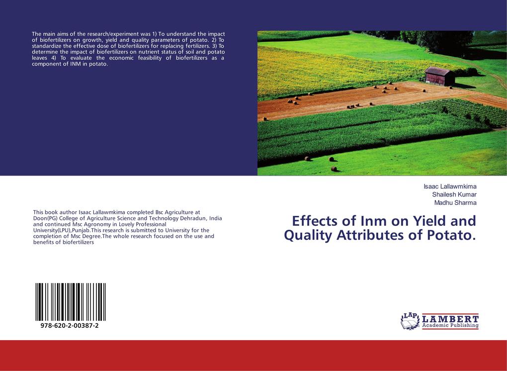 Effects of Inm on Yield and Quality Attributes of Potato.