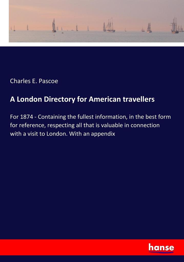Image of A London Directory for American travellers