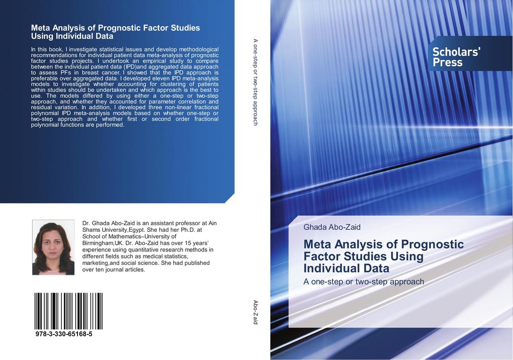 Meta Analysis of Prognostic Factor Studies Using Individual Data
