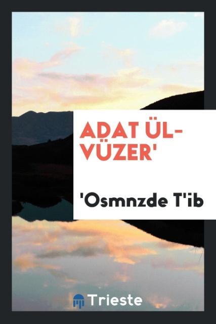 adat ül-vüzer'