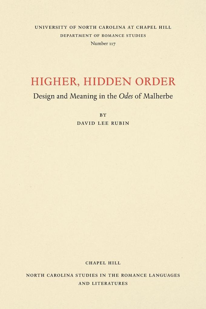 Higher Hidden Order