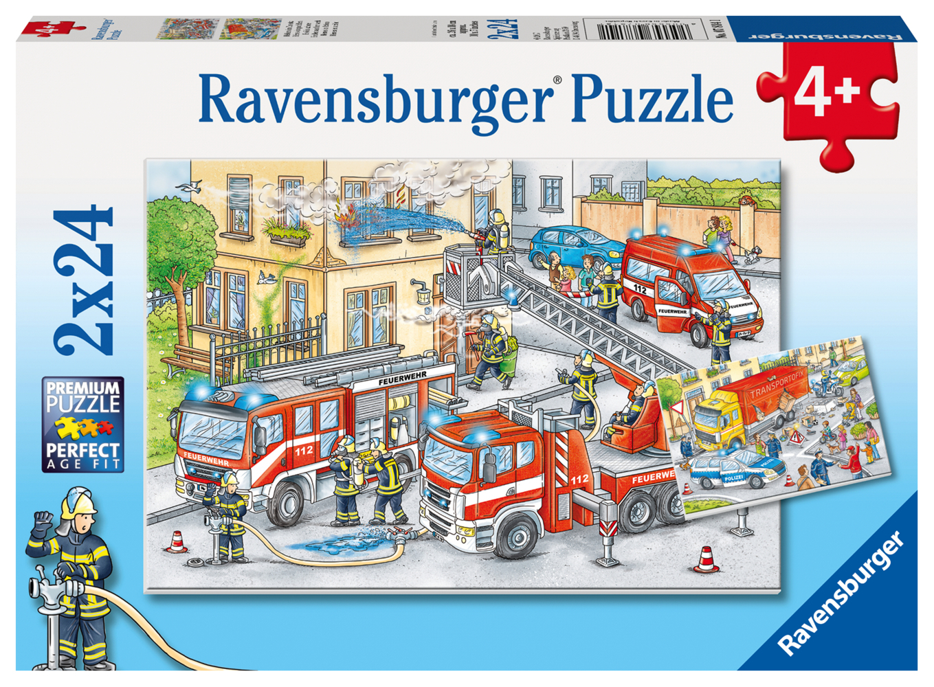 Ravensburger - Helden im Einsatz 2 x 24 Teile