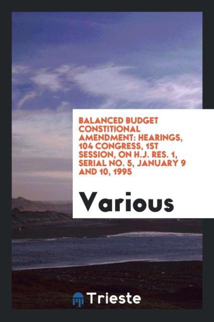 Balanced budget constitional amendment