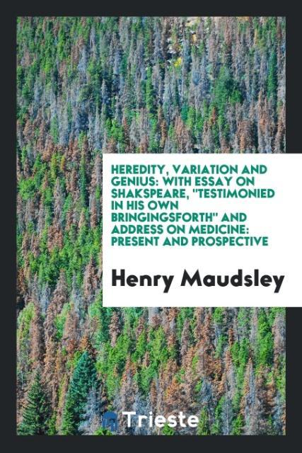 Heredity variation and genius
