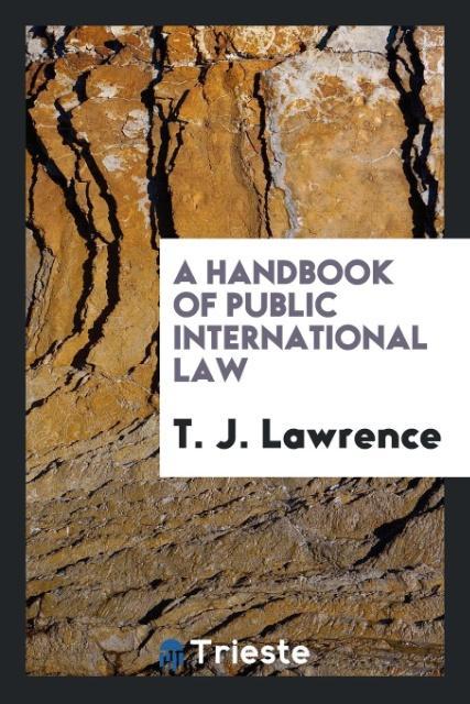 A handbook of public international law