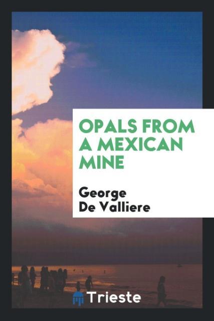 Opals from a Mexican mine als Taschenbuch von George De Valliere