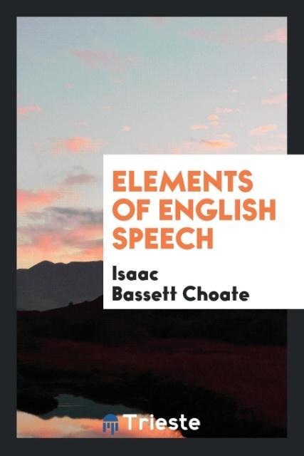 Elements of English speech