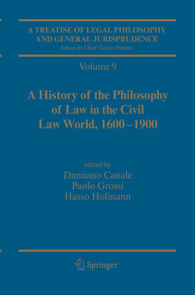 A Treatise of Legal Philosophy and General Jurisprudence - Enrico Pattaro