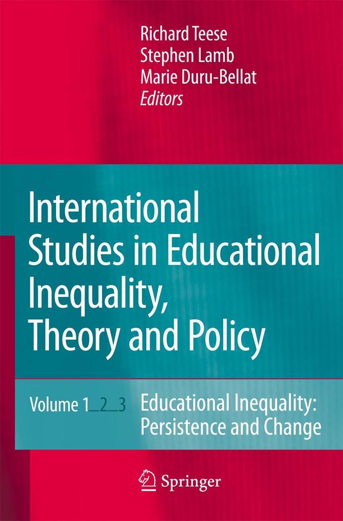 International Studies in Educational Inequality Theory and Policy