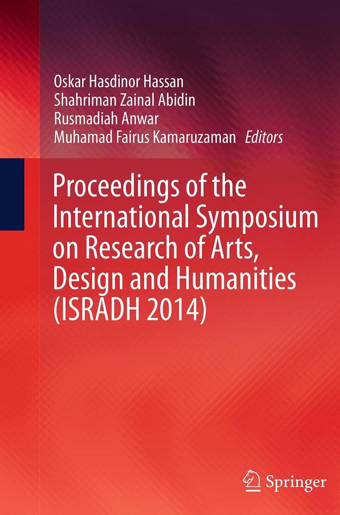 Proceedings of the International Symposium on Research of Arts Design and Humanities (ISRADH 2014)