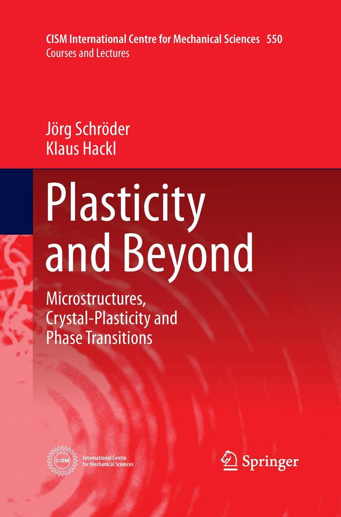Plasticity and Beyond - Klaus Hackl/ Jörg Schröder