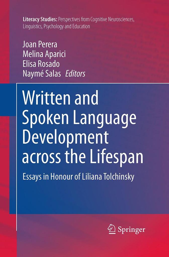 Written and Spoken Language Development across the Lifespan