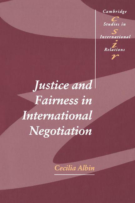 Justice in Fairness International Negotiation