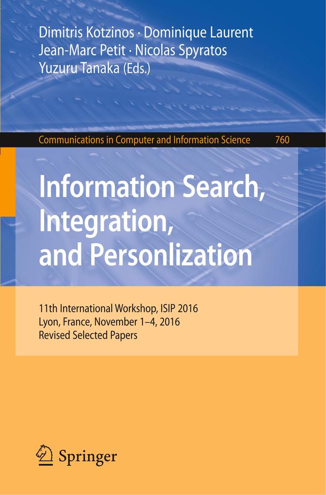 Information Search Integration and Personlization