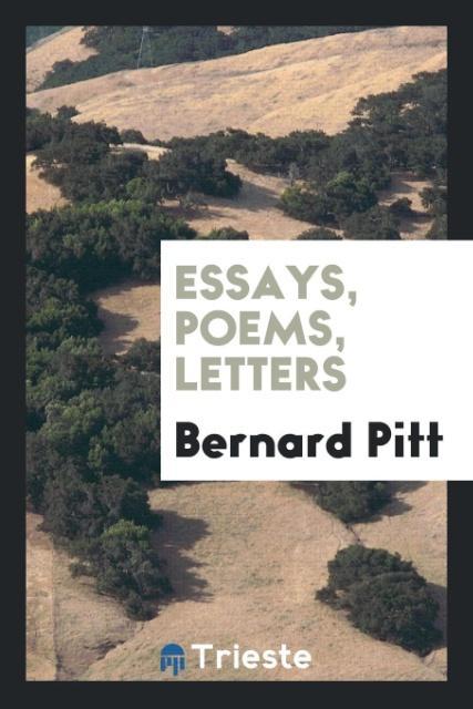 Essays poems letters
