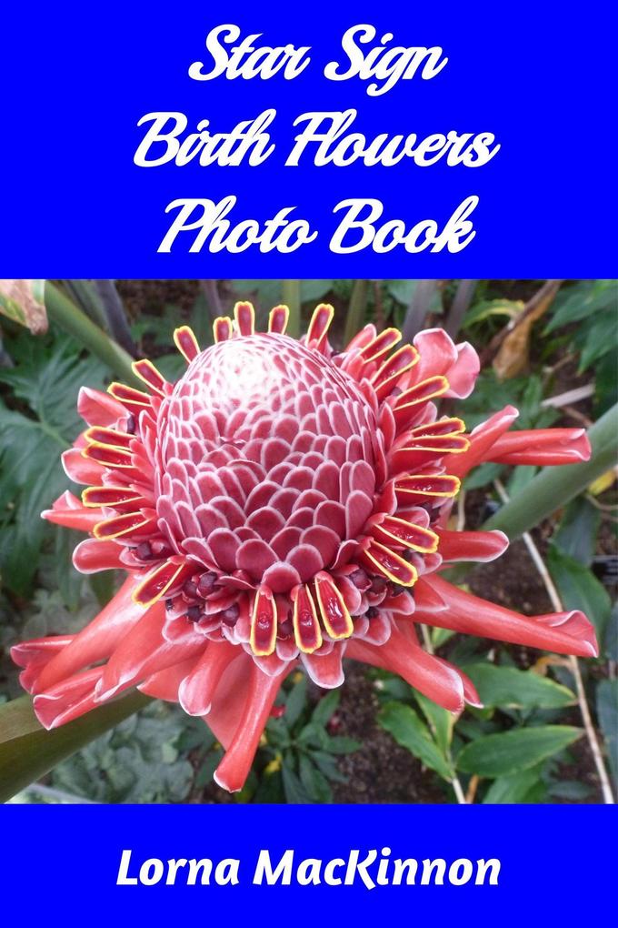 Star Sign Birth Flowers Photo Book