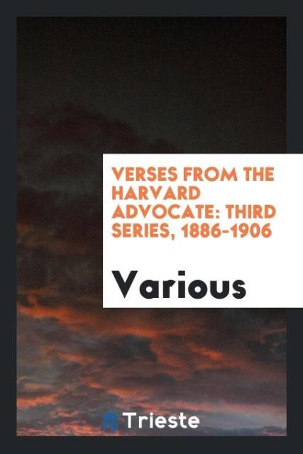 Verses from the Harvard Advocate