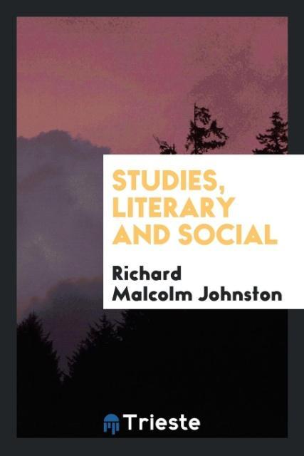 Studies literary and social