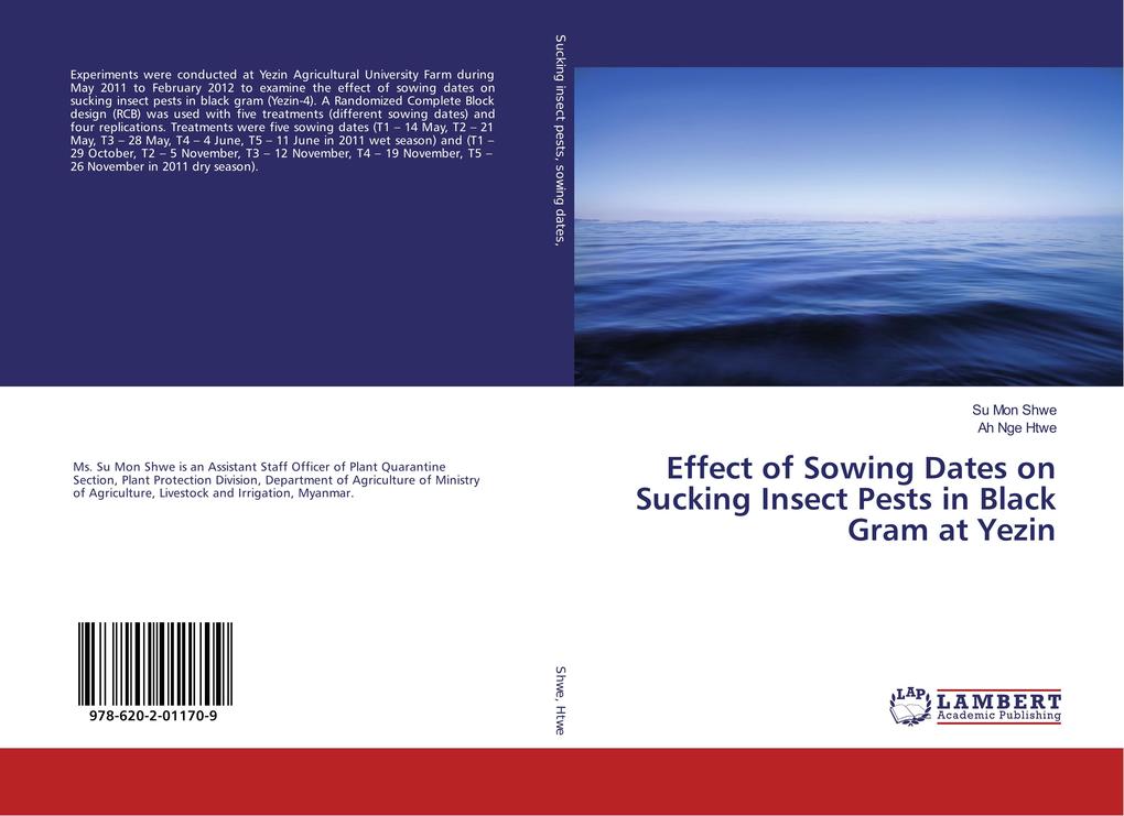 Effect of Sowing Dates on Sucking Insect Pests in Black Gram at Yezin