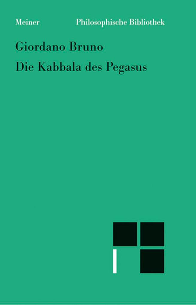 Die Kabbala des Pegasus - Giordano Bruno