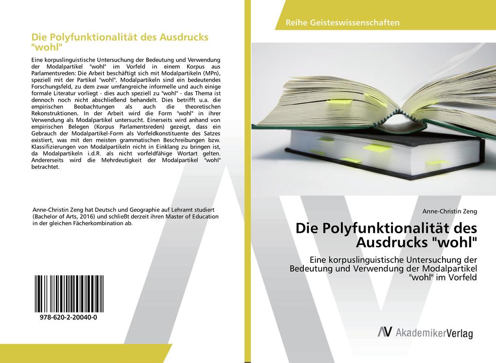 Die Polyfunktionalität des Ausdrucks 'wohl'