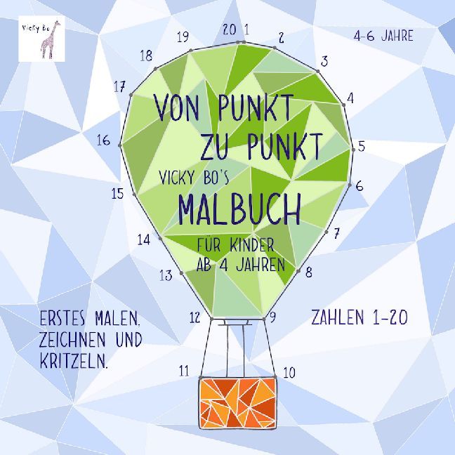 Image of Von Punkt zu Punkt. Vicky Bo's Malbuch für Kinder