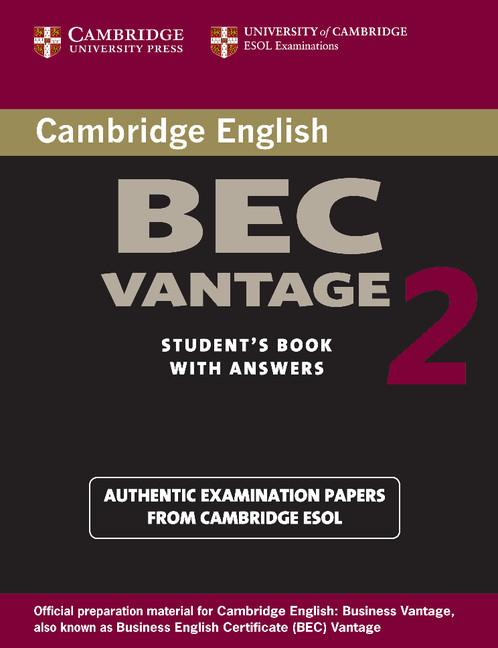 Cambridge BEC Vantage 2 Student‘s Book with Answers