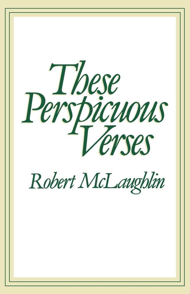 These Perspicuous Verses