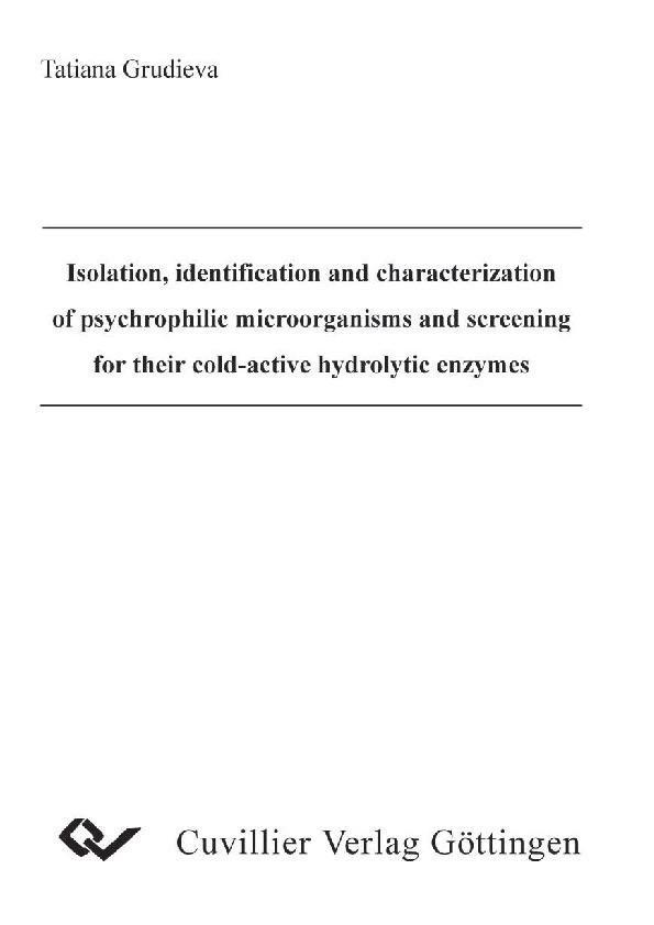 Isolation identification and characterization of psychrophilic microorganisms and screening for their cold-active hydrolytic enzymes