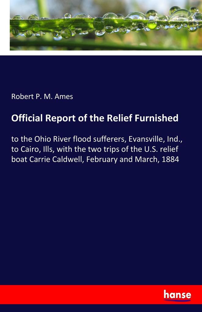 Image of Official Report of the Relief Furnished