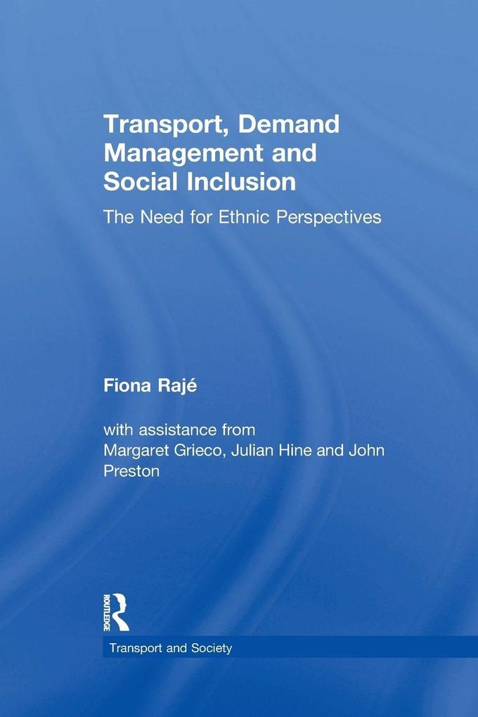 Transport Demand Management and Social Inclusion