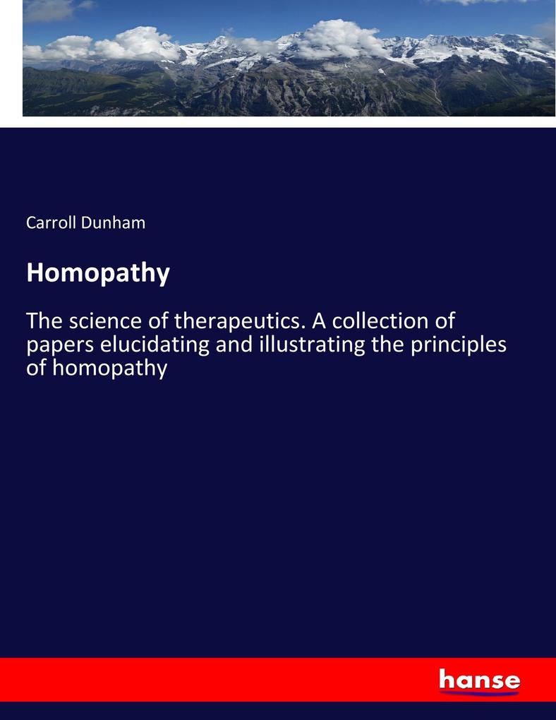 Homopathy - Carroll Dunham