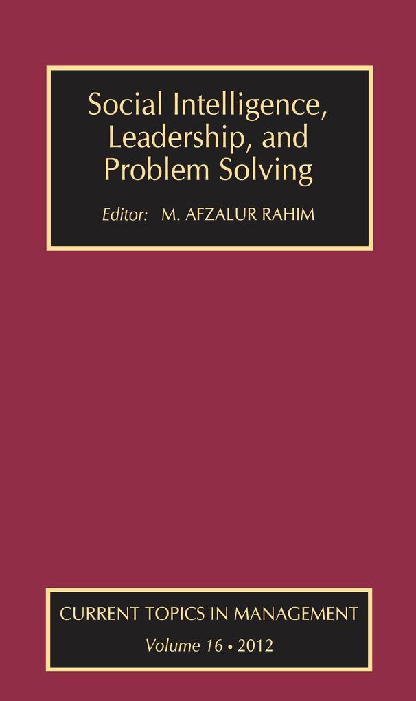 Social Intelligence Leadership and Problem Solving