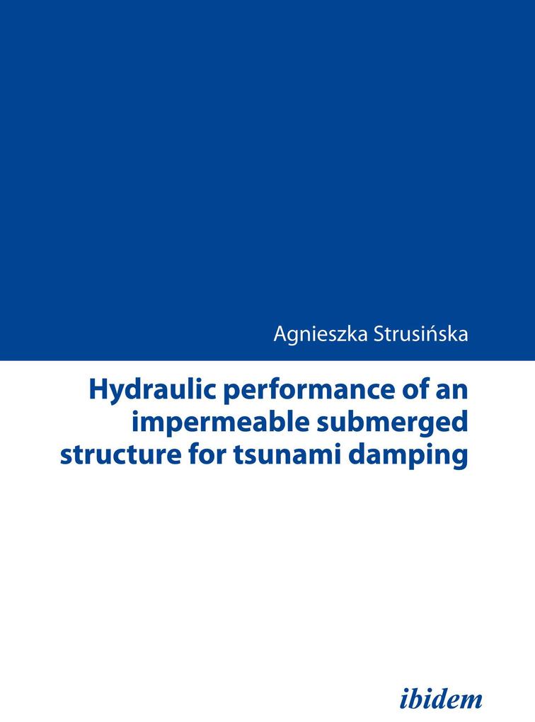 Hydraulic performance of an impermeable submerged structure for tsunami damping