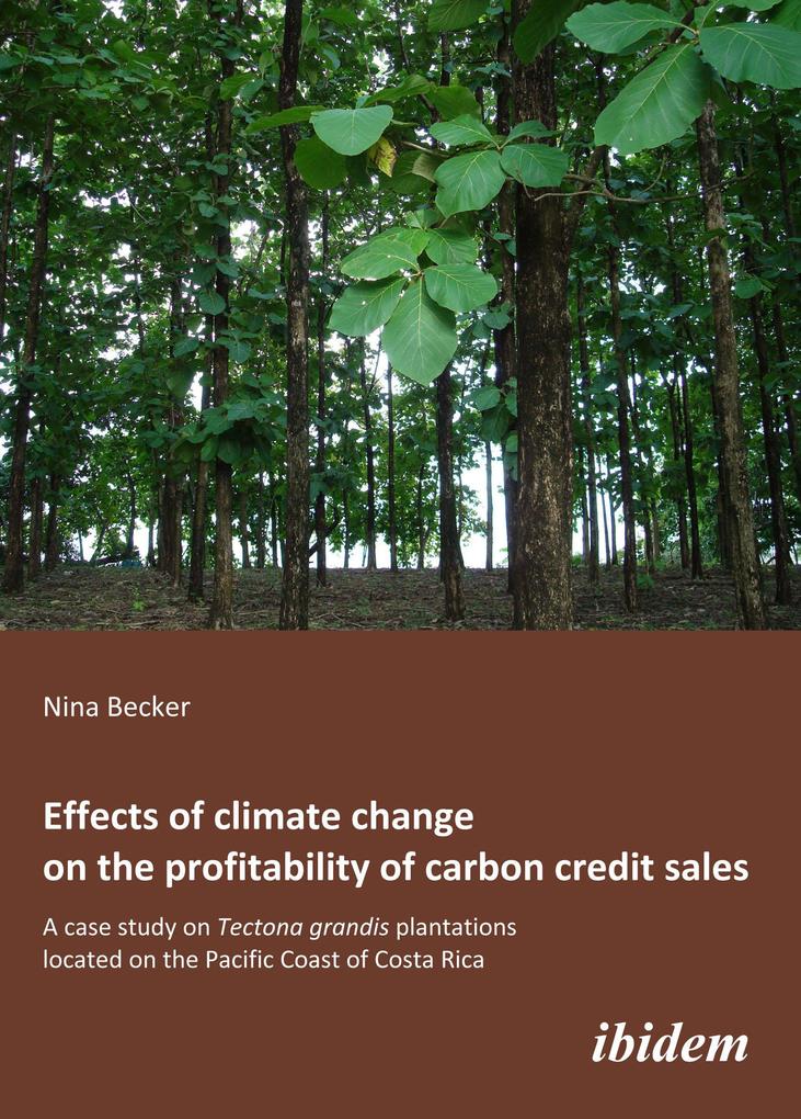 Effects of climate change on the profitability of carbon credit sales