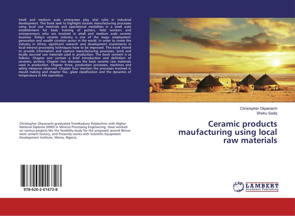 Ceramic Products Manufacturing Using Local Raw Materials