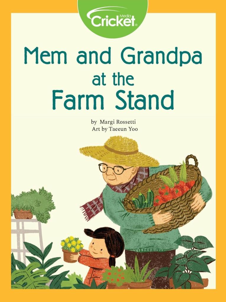 Mem and Grandpa at the Farm Stand
