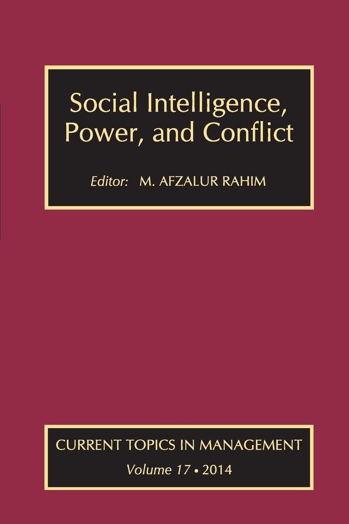 Social Intelligence Power and Conflict