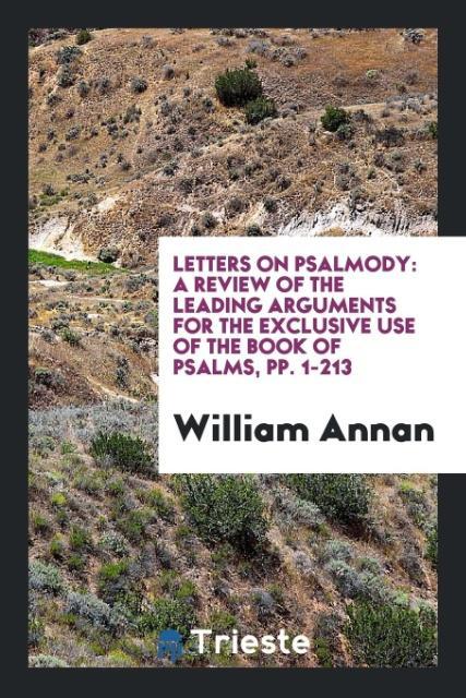 Letters on Psalmody