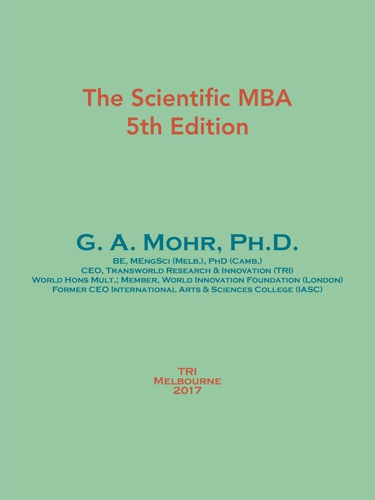 The Scientific MBA