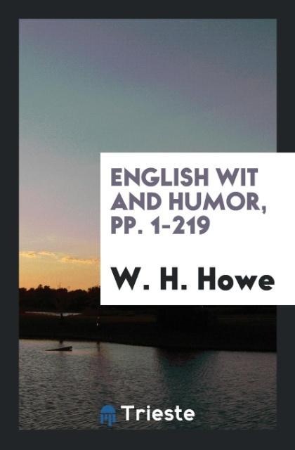 English Wit and Humor pp. 1-219