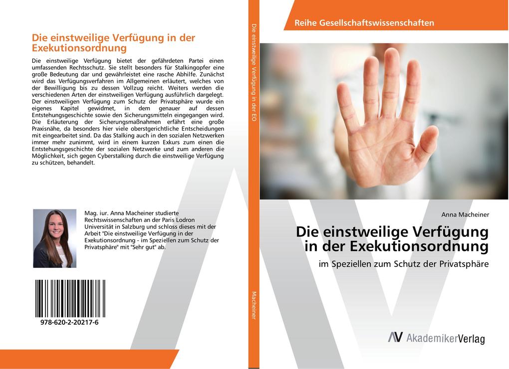 Die einstweilige Verfügung in der Exekutionsordnung