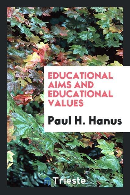 Educational Aims and Educational Values